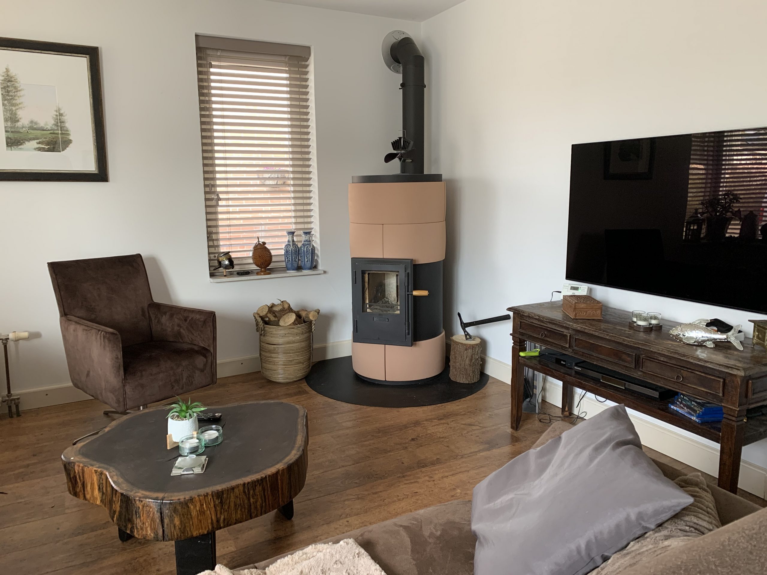 YOCOON schone houtkachel met dubbele verbanding en hoog rendement